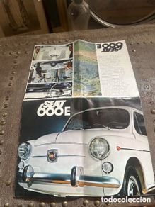 Carteles de turismo: Catálogo de SEAT 600 E